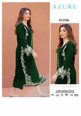AZURE - 2 PIECE UNSTICED IN DHANAK